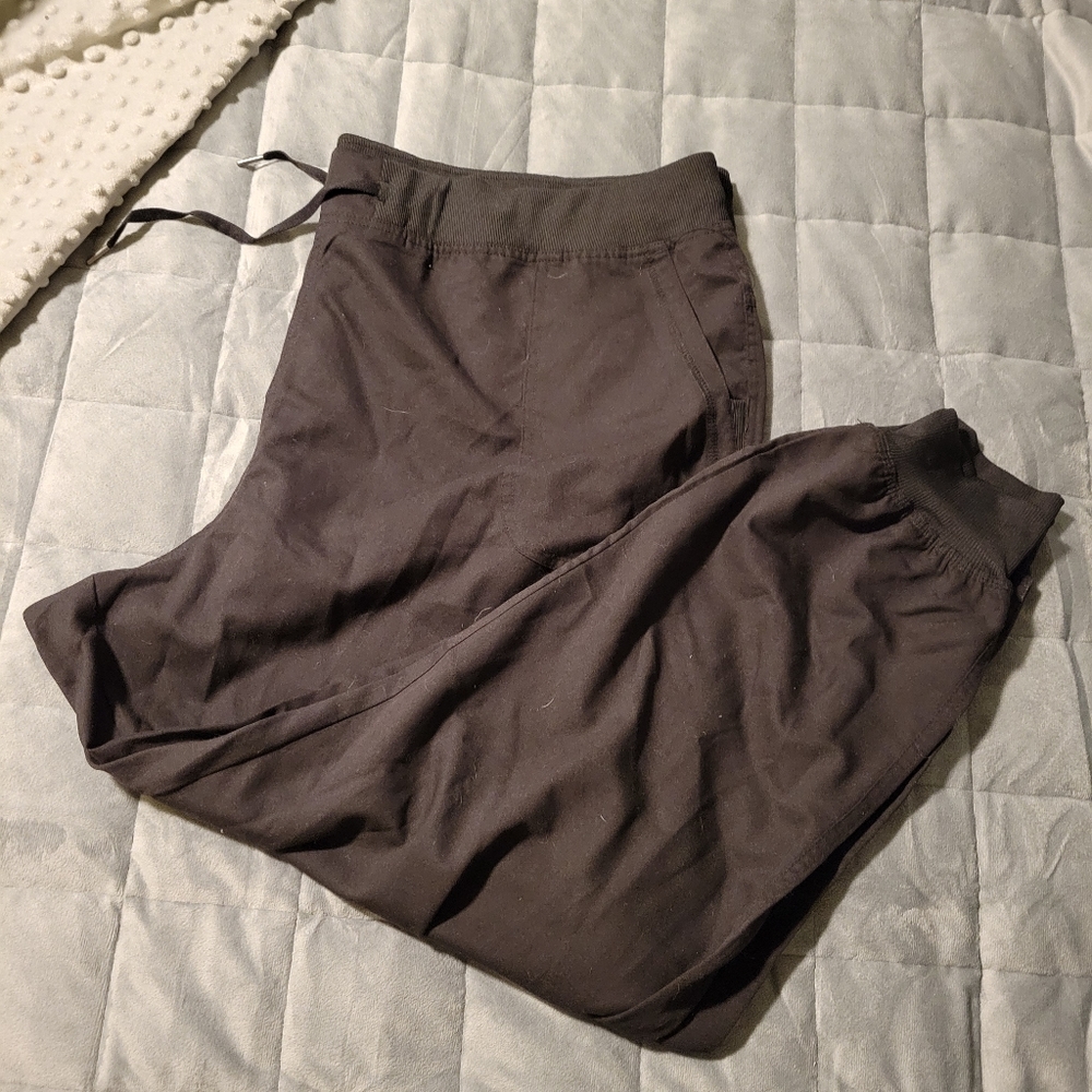 Size 3XL Black Jogger Med Couture Scrub Pants
